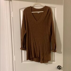 Brown American Eagle Oversized Sweater